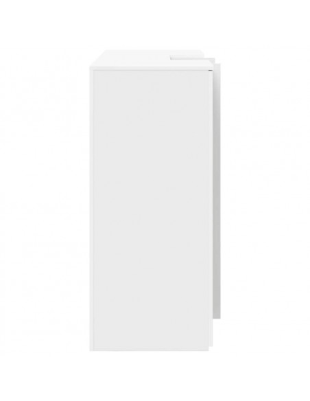 Banco Reception Bianco 155x50x103,5 cm in Legno Multistrato