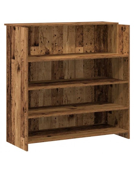 Banco Reception Legno Vecchio 200x50x103,5 cm Legno Multistrato