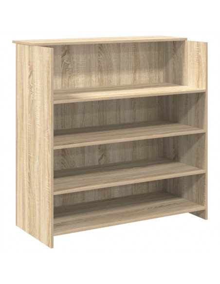 Banco Reception Rovere Sonoma 100x50x103,5 cm Legno Multistrato