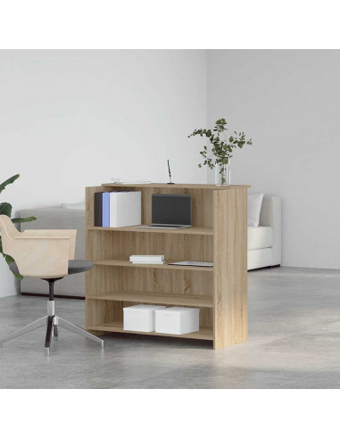 Banco Reception Rovere Sonoma 100x50x103,5 cm Legno Multistrato