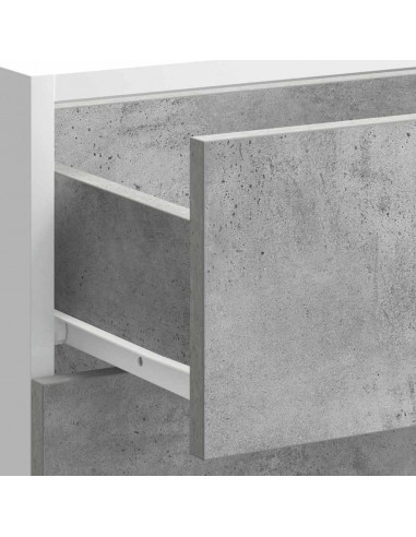 Base da Cucina Grigio Cemento in Legno Multistrato