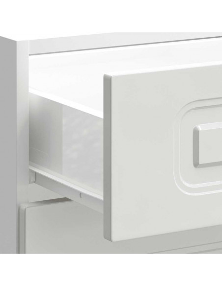 Base da Cucina Kalmar Bianco Lucido in Legno Multistrato