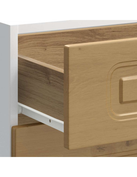 Base da Cucina Kalmar Rovere Artigianale in Legno Multistrato