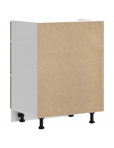 Base da Cucina Kalmar Rovere Marrone in Legno Multistrato