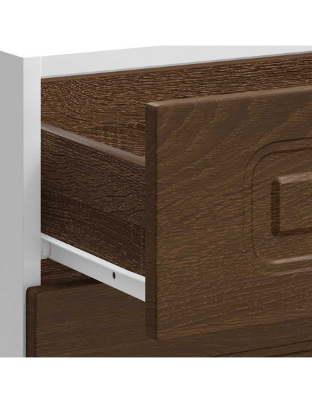 Base da Cucina Kalmar Rovere Marrone in Legno Multistrato