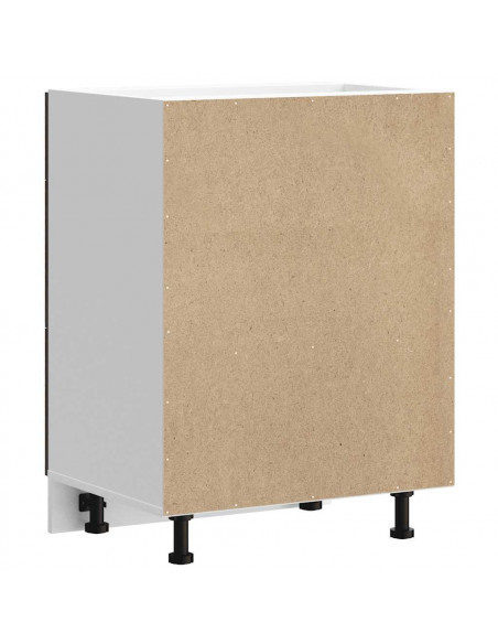 Base da Cucina Rovere Fumo in Legno Multistrato