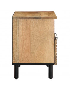 Mobile Porta TV Marrone 70x33x46 cm in Legno Massello di Mango