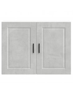 Pensile da Cucina Porto Grigio Cemento in Legno Multistrato