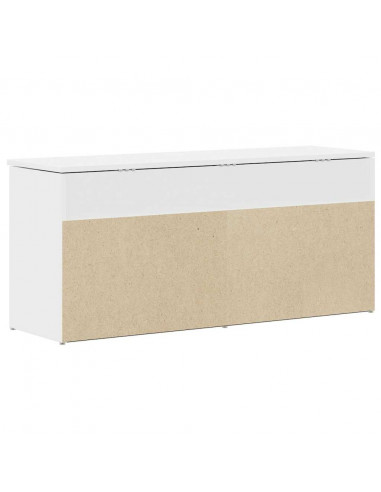 Scarpiera Bianca 102x30,5x45 cm in Legno Multistrato