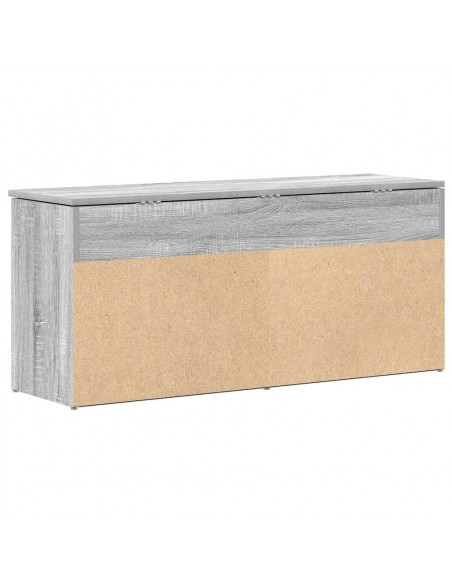Scarpiera Grigio Sonoma 102x30,5x45 cm in Legno Multistrato