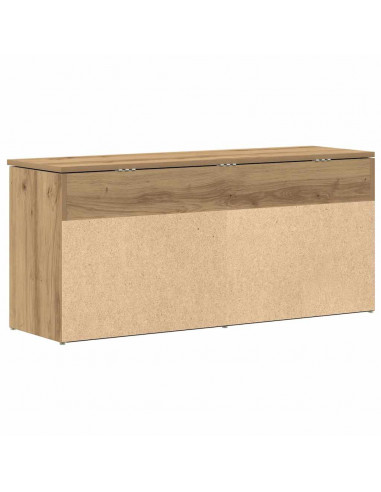 Scarpiera Rovere Artigianale 102x30,5x45 cm Legno Multistrato