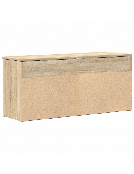 Scarpiera Rovere Sonoma 102x30,5x45 cm in Legno Multistrato