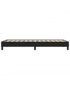 Giroletto senza Materasso Nero 90x220 cm in Velluto