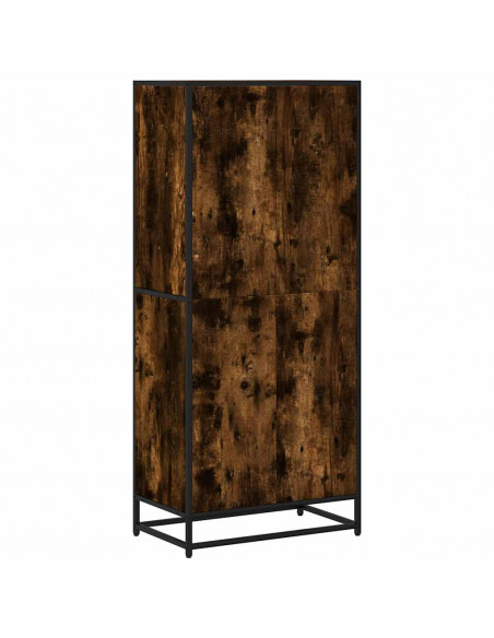 Libreria Rovere Fumo 60x35x139 cm in Truciolato