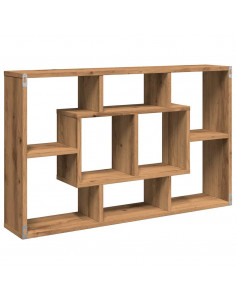 Mensola a Muro Rovere 85x16x52,5 cm in Legno Multistrato