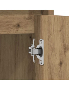 Mobile Lavabo Bagno Rovere Artigianale Legno Multistrato