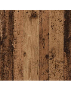 Mobile Lavatrice Legno Antico 64x24x190 cm in Legno Multistrato