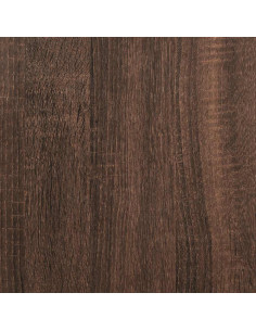 Mobile Lavatrice Rovere Marrone 64x24x190 cm Legno Multistrato