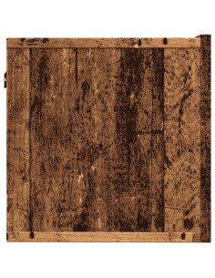 Mobili TV a Parete 2pz Legno Antico 80x30x30 cm