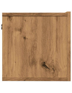 Mobili TV a Parete 2pz Rovere Artigianale 80x30x30 cm