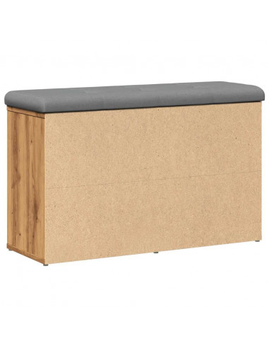 Scarpiera Rovere Artigianale 82x32x50 cm in Legno Multistrato