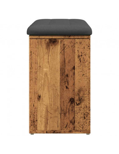 Panca Porta Scarpe Legno Antico 82x32x50 cm Legno Multistrato