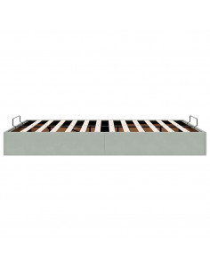 Struttura Letto Pouf Senza Materasso 140x190 cm Velluto