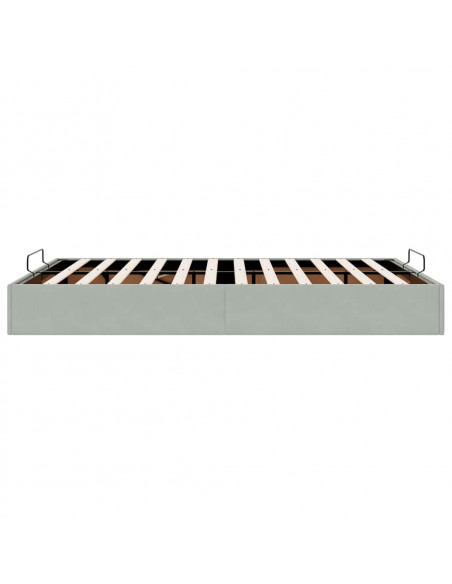 Struttura Letto Pouf Senza Materasso 140x190 cm Velluto