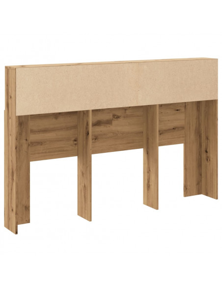 Testiera con Contenitore Artigianale 160x19x103,5cm Multistrato