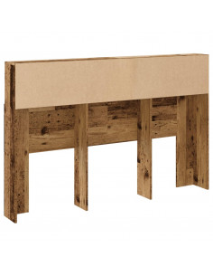 Testiera con Contenitore Legno 160x19x103,5 cm in Truciolato