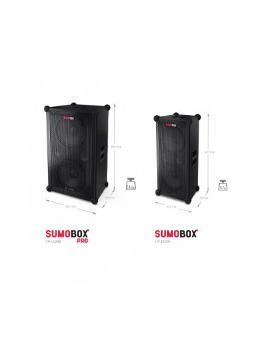 SUMO BOX PRO ALTOPARLANTE PORT 200W