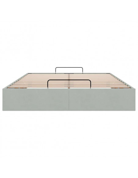 Struttura Letto Pouf Senza Materasso 140x190 cm Velluto
