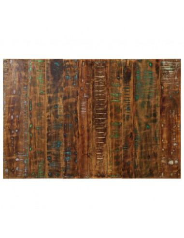 Testiera Multicolore 120 cm in Legno Massello Recupero