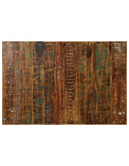 Testiera Multicolore 120 cm in Legno Massello Recupero