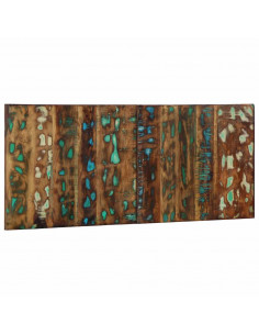 Testiera Multicolore 120 cm in Legno Massello Recupero 2