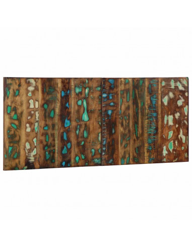 Testiera Multicolore 120 cm in Legno Massello Recupero