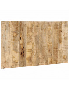 Testiera 140 cm in Legno Massello di Mango Grezzo 2