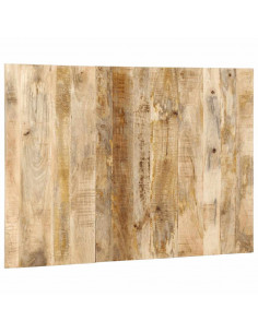 Testiera 120 cm in Legno Massello di Mango Grezzo 2