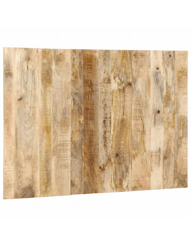 Testiera 120 cm in Legno Massello di Mango Grezzo