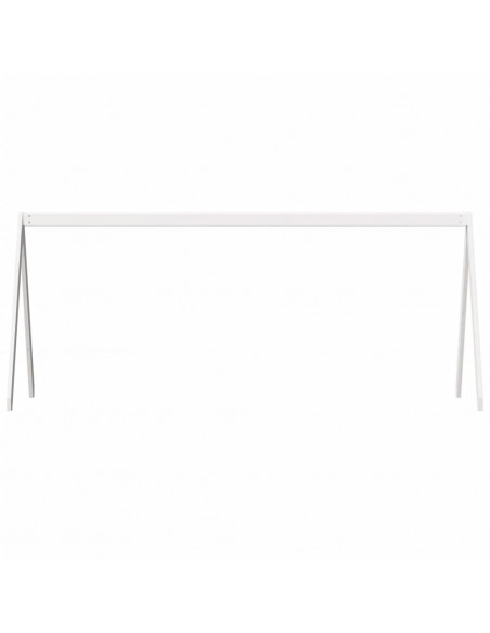 Tetto Letto Bambini Bianco 199x95,5x88 cm Legno Massello Pino