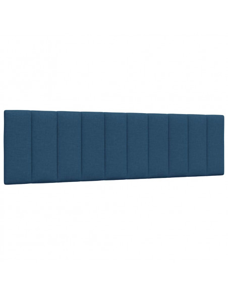 Letto con Materasso Blu 180x200 cm in Tessuto