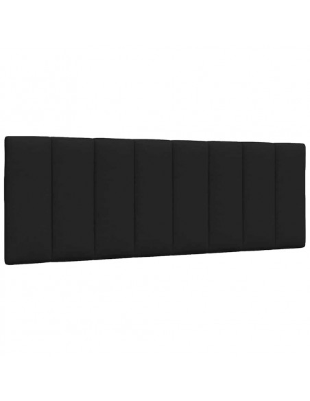 Letto con Materasso Nero 120x200 cm in Tessuto