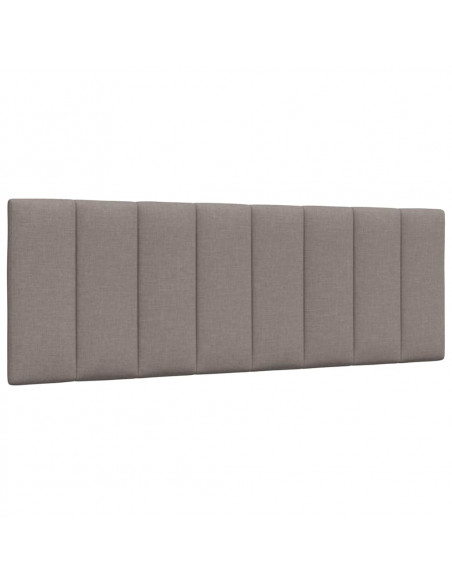Letto con Materasso Tortora 120x200 cm in Tessuto