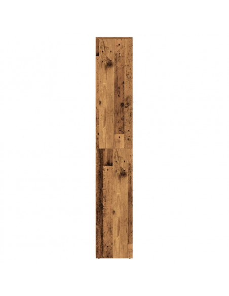 Mobile da Bagno Legno Antico 30x30x183,5 cm in Legno tecnico