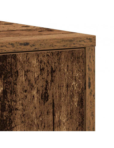 Mobile da Bagno Legno Antico 30x30x183,5 cm in Legno tecnico