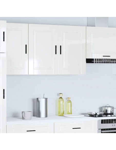 Pensile da Cucina Porto Bianco Lucido in Legno Multistrato