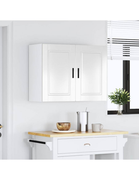 Pensile da Cucina Porto Bianco Lucido in Legno Multistrato