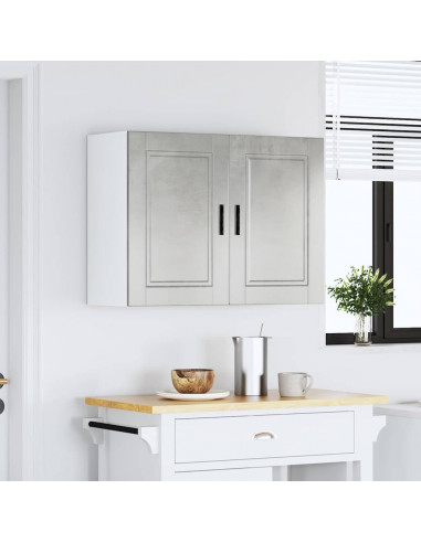 Pensile da Cucina Porto Grigio Cemento in Legno Multistrato