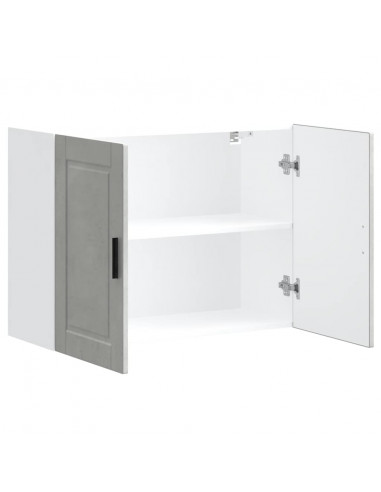 Pensile da Cucina Porto Grigio Cemento in Legno Multistrato