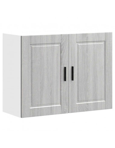 Pensile da Cucina Porto Grigio Sonoma in Legno Multistrato